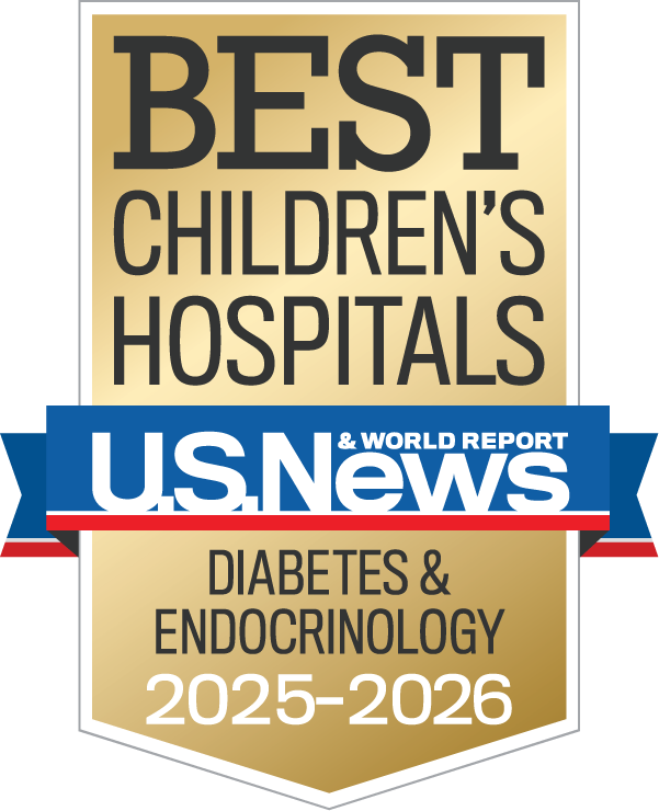 Top Children's Hospital by U.S. News and World Report Card Diabetes