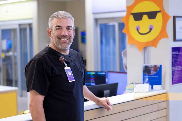 Clinician smiling for a photo 