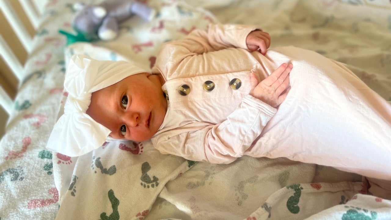 Charlotte as a baby 