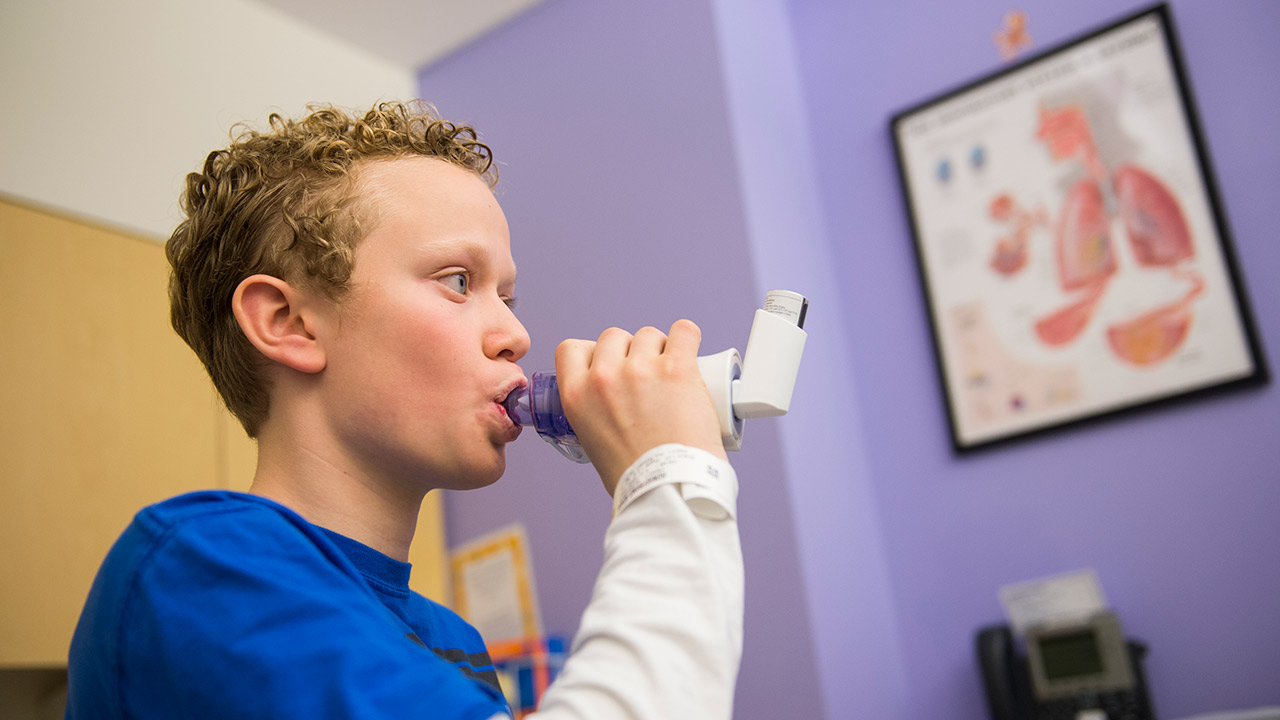 Breathing Institute tests A boy gets tested for a breathing condition at Children's Hospital Colorado.