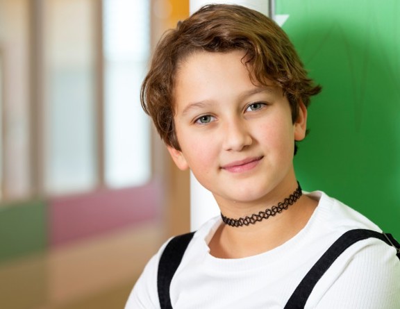 Portrait of a pre-teen girl