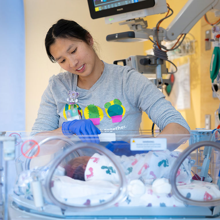NICU care teams conducting multidisciplinary rounds within a patient neighborhood cohort.