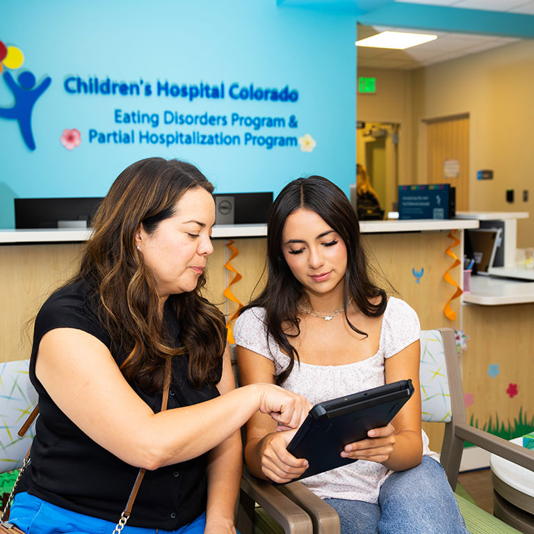 Staff and patients participating in activities within the Partial Hospitalization Program.