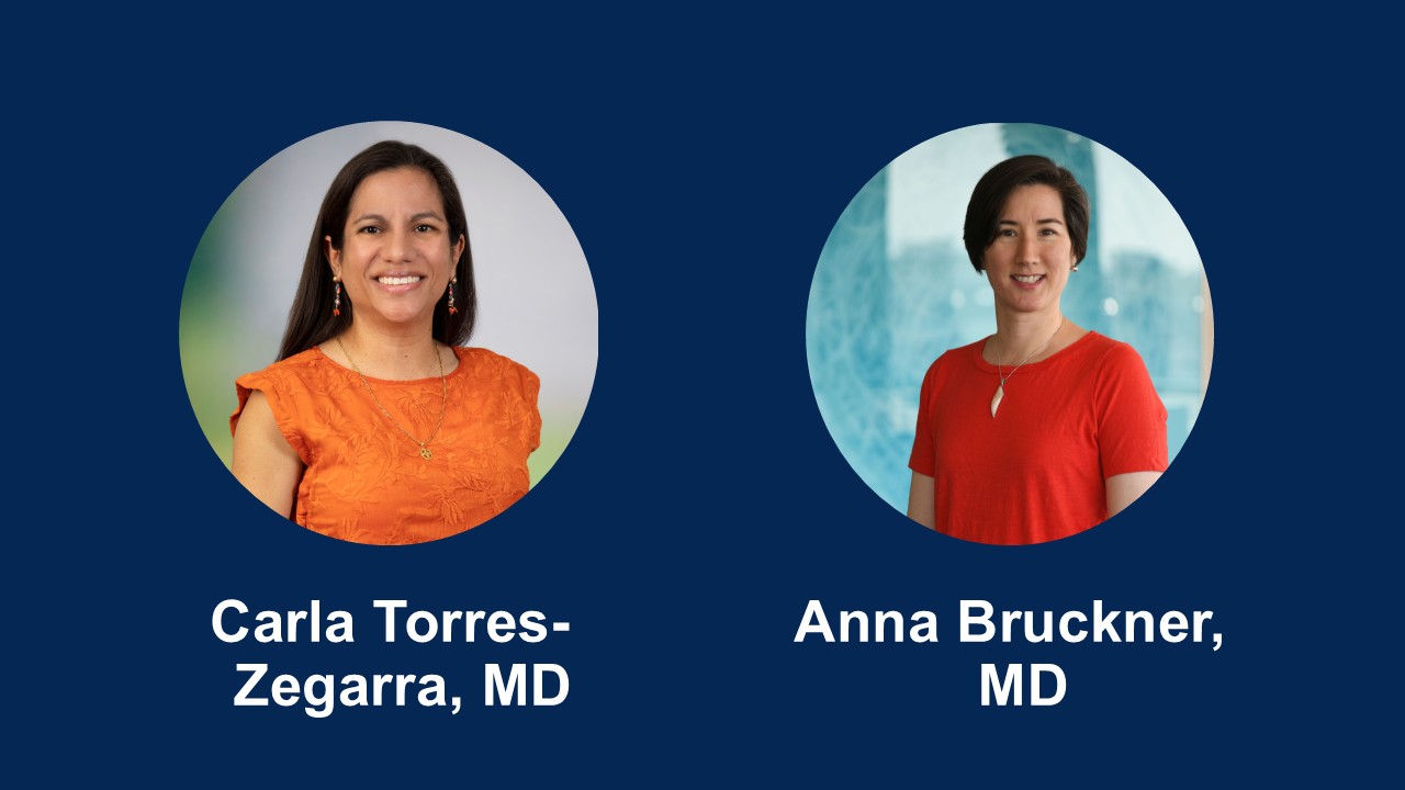 Thumbnail showing Anna Bruckner and Carla Torres-Zegarra headshots and names in text 