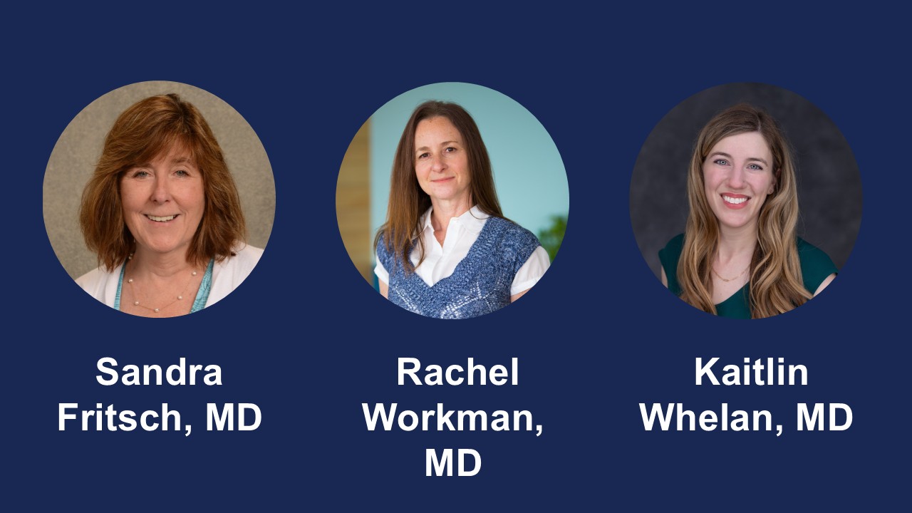 Thumbnail showing Sandra Fritsch, Rachel Workman and Kaitlin Whelan's headshots and names in text 