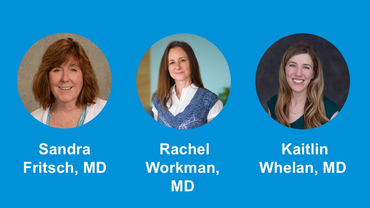 Thumbnail showing Sandra Fritsch, Rachel Workman and Kaitlin Whelan headshots and names in text 