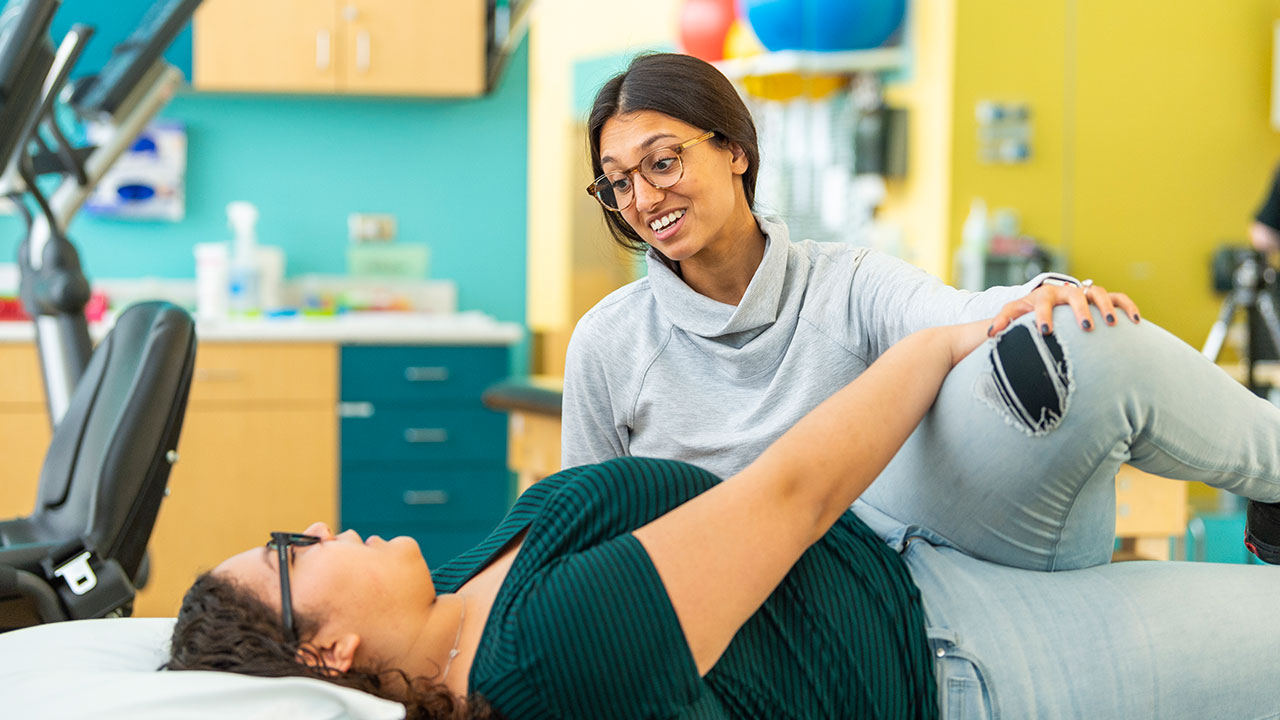 Therapist and patient at Therapy Care, Broomfield