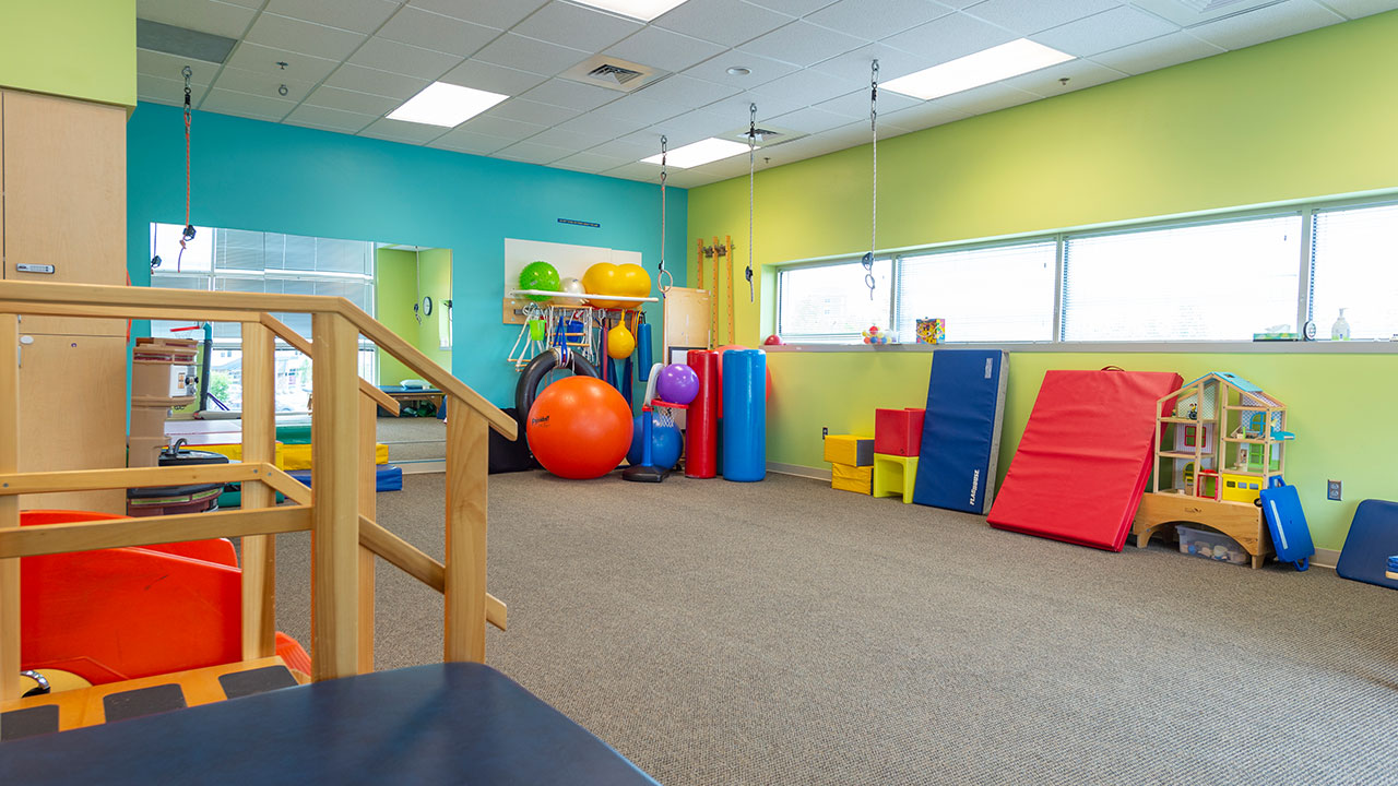 Patient therapy room at Children's Colorado in Broomfield