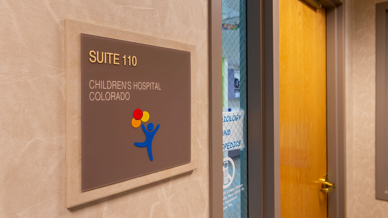 Orthopedic Care, Centennial check-in desk