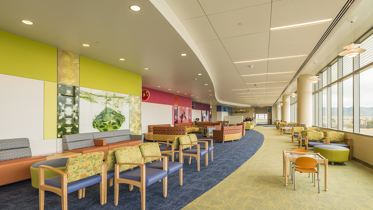 South Campus outpatient appointment waiting area