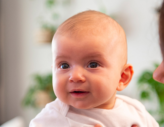 baby smiling 