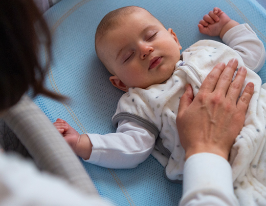 A sleeping baby