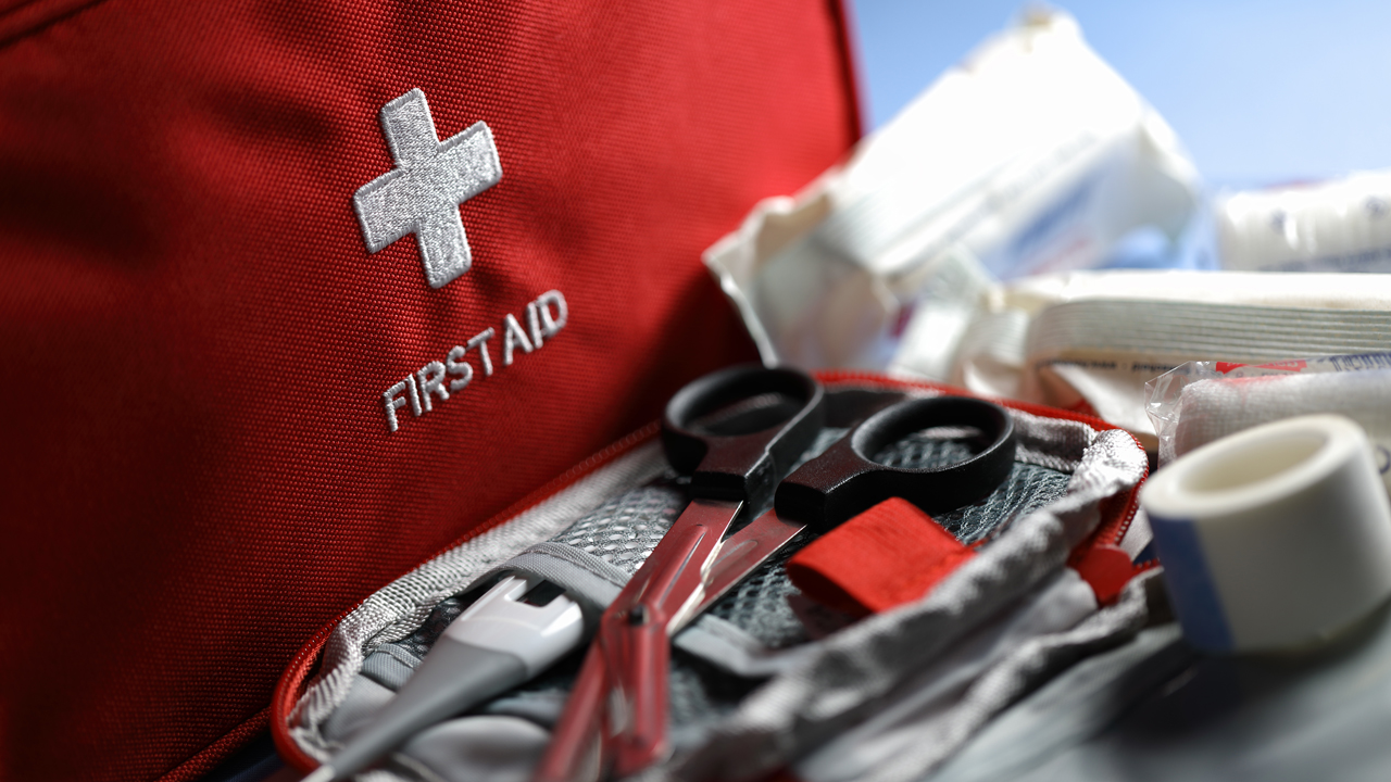 A first-aid kit is an essential pack of supplies to ensure athletes are safe and prepared.